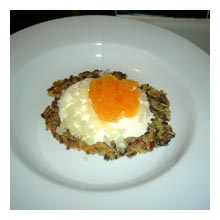 Wild Rice Cakes with Caviar