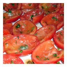 Tomato and Basil Crostini