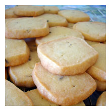 Mom's Lavender Shortbread Cookies