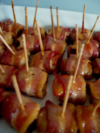 Bacon Wrapped Water Chestnuts